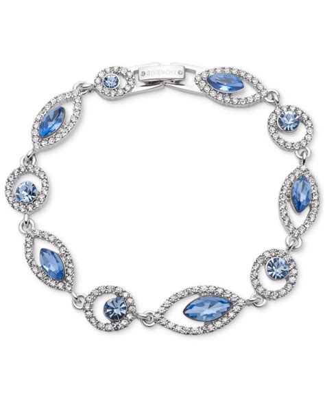 givenchy crystal bracelet blue|Givenchy flex bracelet macy's.